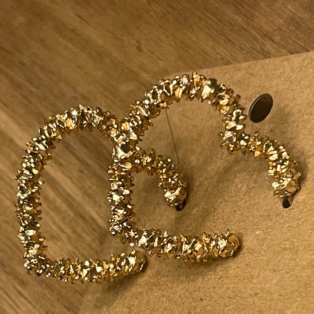 Women’s heart earrings